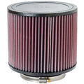 K&N Universal Air Filter - Round Straight 4in Flange ID x 7in OD x 6in Height