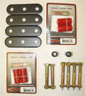 Suspension Leaf Spring Shackle Kit, HD, Greaseable; 55-75 Jeep CJ