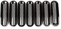 Rugged Ridge Grille Inserts Perforated 07-18 Jeep Wrangler