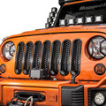 Rugged Ridge Grille Inserts Perforated 07-18 Jeep Wrangler