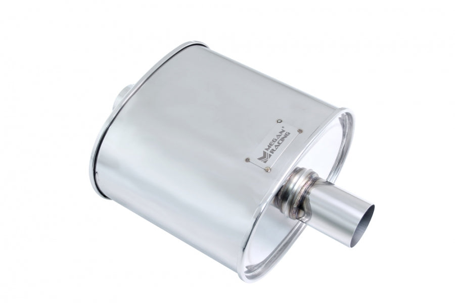 Megan Universal muffler 2.5 Pipe (Without Tip) 19x12x8 12lbs