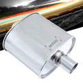 Megan Universal muffler 2.5 Pipe (Without Tip) 19x12x8 12lbs
