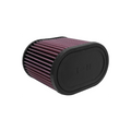 K&N Universal Oval Clamp-On Air Filter 2-3/4in Flange 6-1/4in Length 4in Width 5in Height