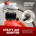 TRFA03XL BATTERY POWERED FUEL TRANSFER PUMP W/ POWER NOZZLE & UTILITY JUG ADAPTER