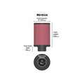 K&N Filter Universal Rubber Filter 3.5in Flange ID x 5in OD x 5.625in H