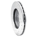 DFC 91-04 Dodge Stealth Front Right Drilled & Slotted Silver Brake Rotor