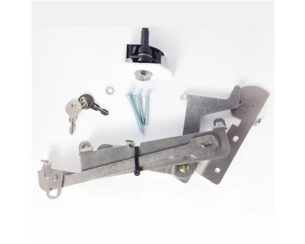 0614 RIDGELINE FITS W/ OR W/O BACK UP IN TAIL HANDLE POPNLOCK TAILGATE LOCKWHITE