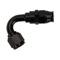 Fragola -16AN x 120 Degree Pro-Flow Hose End - Black