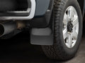 WeatherTech 20-24 Chevrolet Silverado 2500HD/3500HD Rear No Drill Mudflaps - Black
