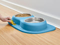 WeatherTech Pet Feeding System Double Low 96oz 3in. Poly Bowl - Tan
