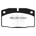EBC 89-95 Lotus Elan (M100) 1.6 Turbo Greenstuff Front Brake Pads