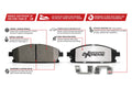Power Stop 20-21 Ford Explorer Front Z36 Truck & Tow Brake Pads w/Hardware