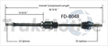 NEW CV AXLE