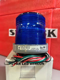 X-FIRE LED WARNING BEACON; BLUE 9-3