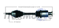 NEW CV AXLE
