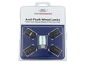 Ford Racing M14x1.5 Black Security Lug Nut Kit - Set of 4