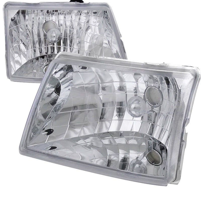 EURO HEADLIGHT CHROME HOUSING SMOKE