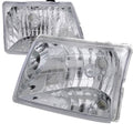 EURO HEADLIGHT CHROME HOUSING SMOKE