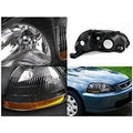 CRYSTAL HOUSING HEADLIGHTS BLACK