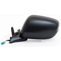 0912 HONDA FIT LH POWER FOLDAWAY OE MIRROR BLACK PTM COVER