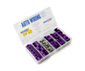 TCLAMP AUTO WIRING KIT 3/16IN to 11/16IN (#8AN) CLAMPS PURPLE