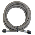 Nitrous Express - 4AN (10FT) STAINLESS STEEL BRAIDED HOSE (BLACK) - 11120