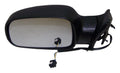Lef Power, Manual Folding Mirror for 1999-2004 Jeep WJ Grand Cherokee, Black Crown Automotive