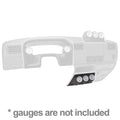 Autometer 99-03 Ford Super Duty 52mm Black Triple Under Dash Pod