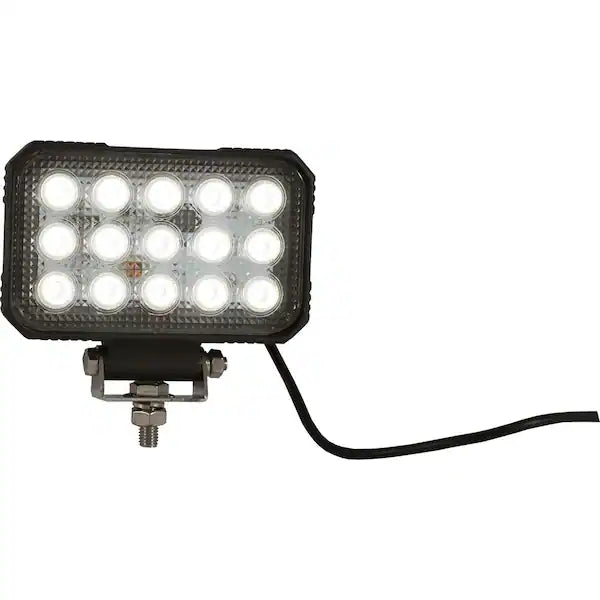 ULTRA BRIGHT 6 INCH WIDE RECTANGULAR CLEAR LED SPOT LIGHT