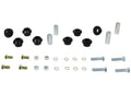 Control arm - upper inner bushing 8 Bushings 4 Tubes 8 Bolts 8 Washers 4 Nuts Install Guide Grease