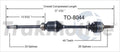 NEW CV AXLE