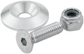 Countersunk Bolts #10 w/1in Washer Black 50pk