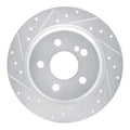 DFC 03-16 Mercedes-Benz E320 Rear Left Drilled & Slotted Silver Brake Rotor