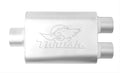 THRUSH WELDED MUFF CENTER INLET DUAL OUTLET