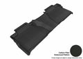 3D MAXpider 2014-2020 Toyota Tundra Double Cab Kagu 2nd Row Floormats - Black