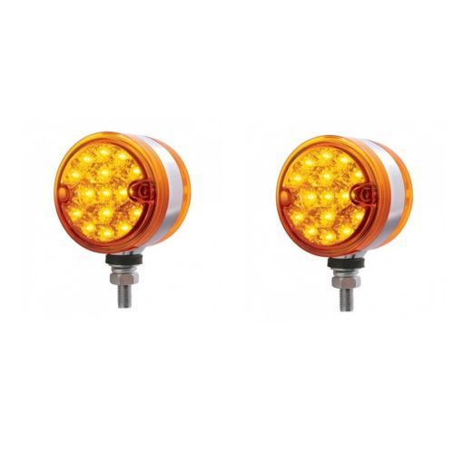 DIRECTIONAL LED FLASHER AMBER/GREEN 1224 V GROMMET MOUNT