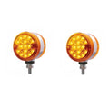 DIRECTIONAL LED FLASHER AMBER/GREEN 1224 V GROMMET MOUNT