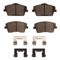 DFC 19-24 Volvo XC40 Front 5000 Advanced Ceramic Brake Pads and Hardware Kit