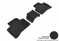 3D MAXpider 20162020 Mercedes-Benz GLC-Class X205 Kagu 2nd Row Floormats - Black