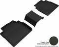 3D MAXpider 2019-2020 Toyota/Lexus Avalon/Es Kagu 2nd Row Floormats - Black