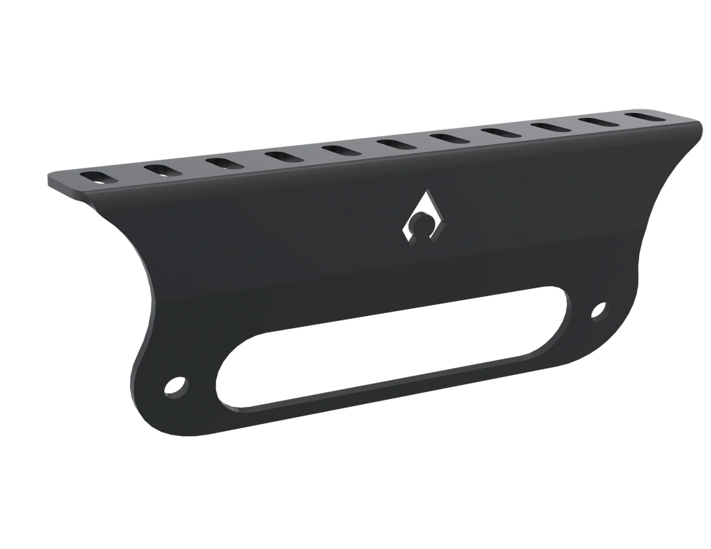 Artec Industries 07-25 Jeep Wrangler JL Jt High Clearance Comp Front Bumper Fairlead Light Bracket