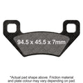 EBC 10-13 Arctic Cat 1000 Mudpro Front Left/Right SXR Brake Pads