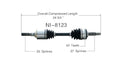 NEW CV AXLE