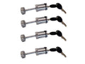 CAMPER TIEDOWNS ACCESSORY LOCKS FOR FASTGUN TURNBUCKLE KEYED ALIKE; SET OF 4