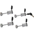 CAMPER TIEDOWNS ACCESSORY LOCKS FOR FASTGUN TURNBUCKLE KEYED ALIKE; SET OF 4