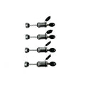 CAMPER TIEDOWNS ACCESSORY LOCKS FOR FASTGUN TURNBUCKLE KEYED ALIKE; SET OF 4