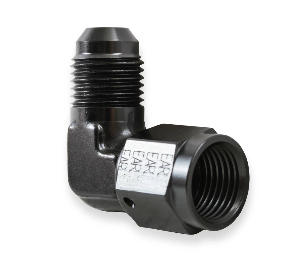 BLACK -16 90 DEG MALE TO FEMALE SWIVEL