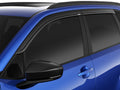 Low Profile Ventvisor Deflector Smoke Outside Mount 4 Piece For 2019-2024 Forester Husky Liners