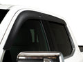 Low Profile Ventvisor Deflector Matte Black Outside Mount 4 Piece For 2019-2026 Silverado 1500/1500 LTD/2500 HD/3500 HD, Sierra 1500/1500 Limited/2500 HD/3500 HD Husky Liners