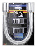 Spectre Magna Kool Radiator Hose Kit 30in W/Chrome End Covers